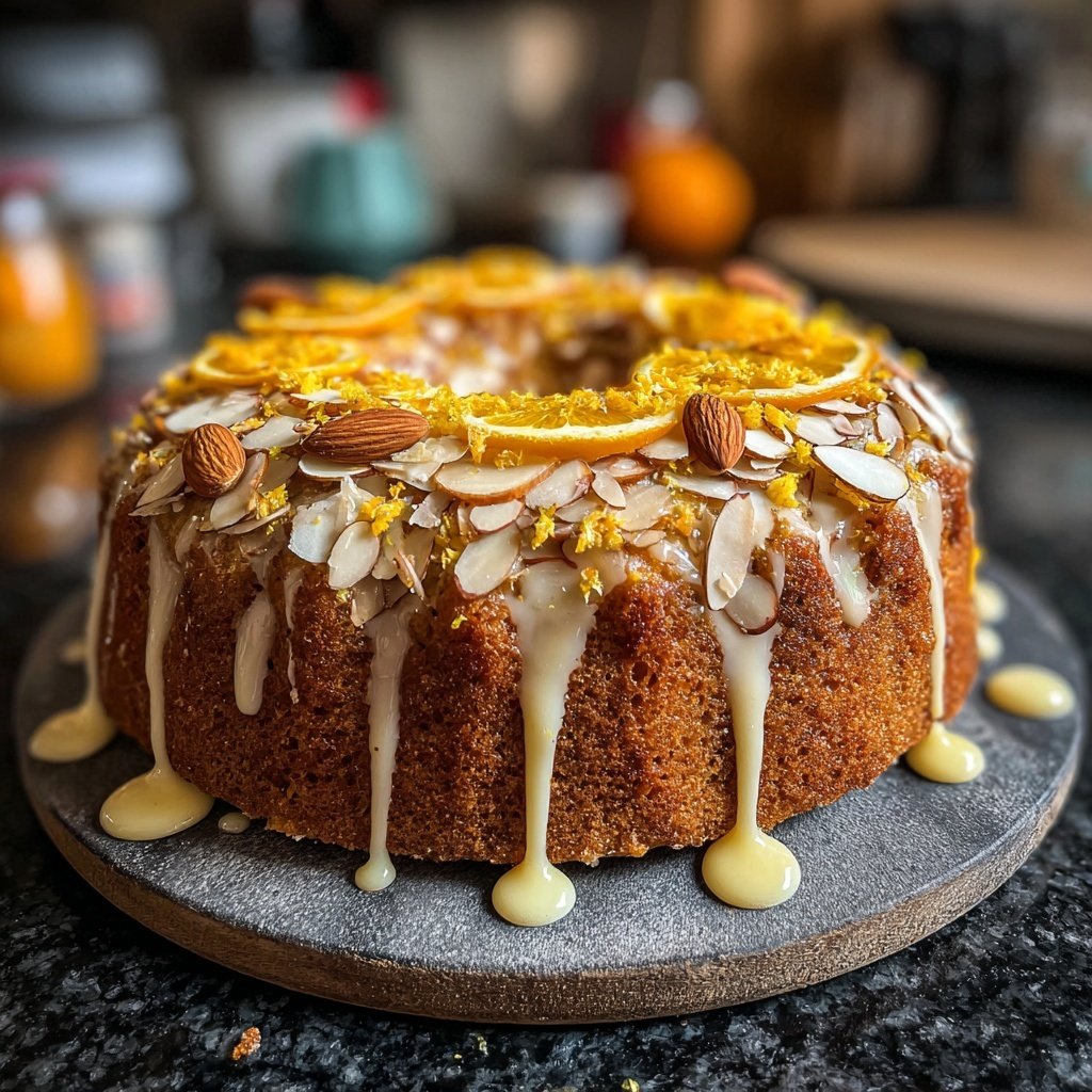 Karottenkuchen Mit Mandeln Und Orange