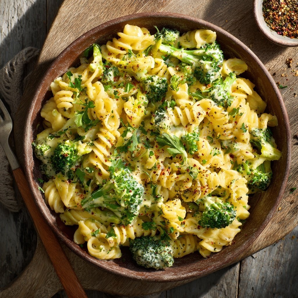 Brokkoli Nudelpfanne Mit Zitronen Sahne