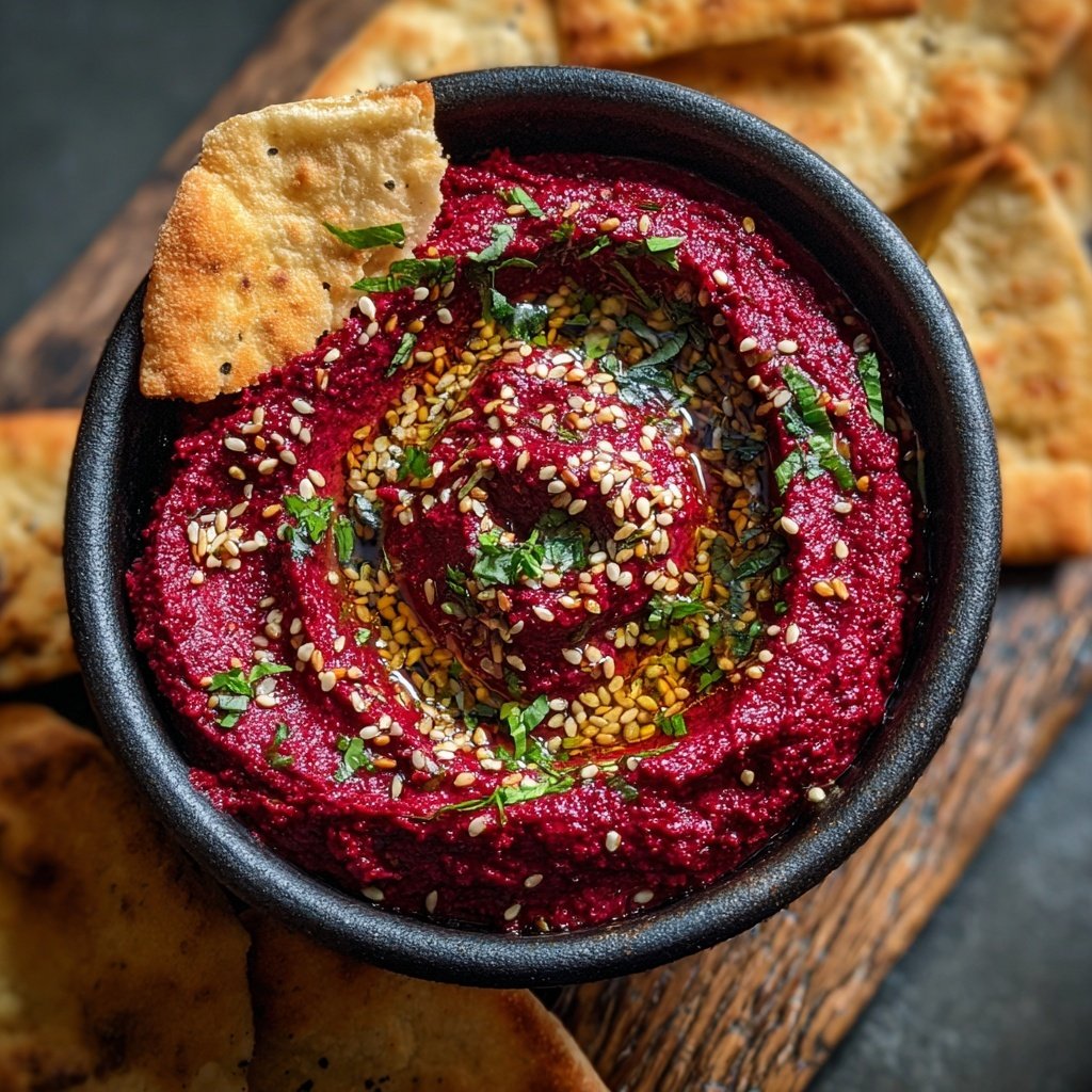 Hummus mit Rote Bete