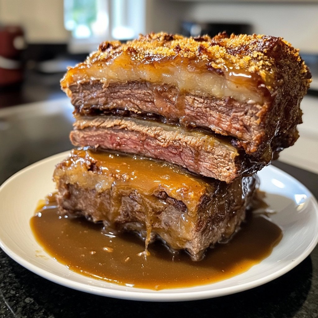 Rouladen-Schichtbraten