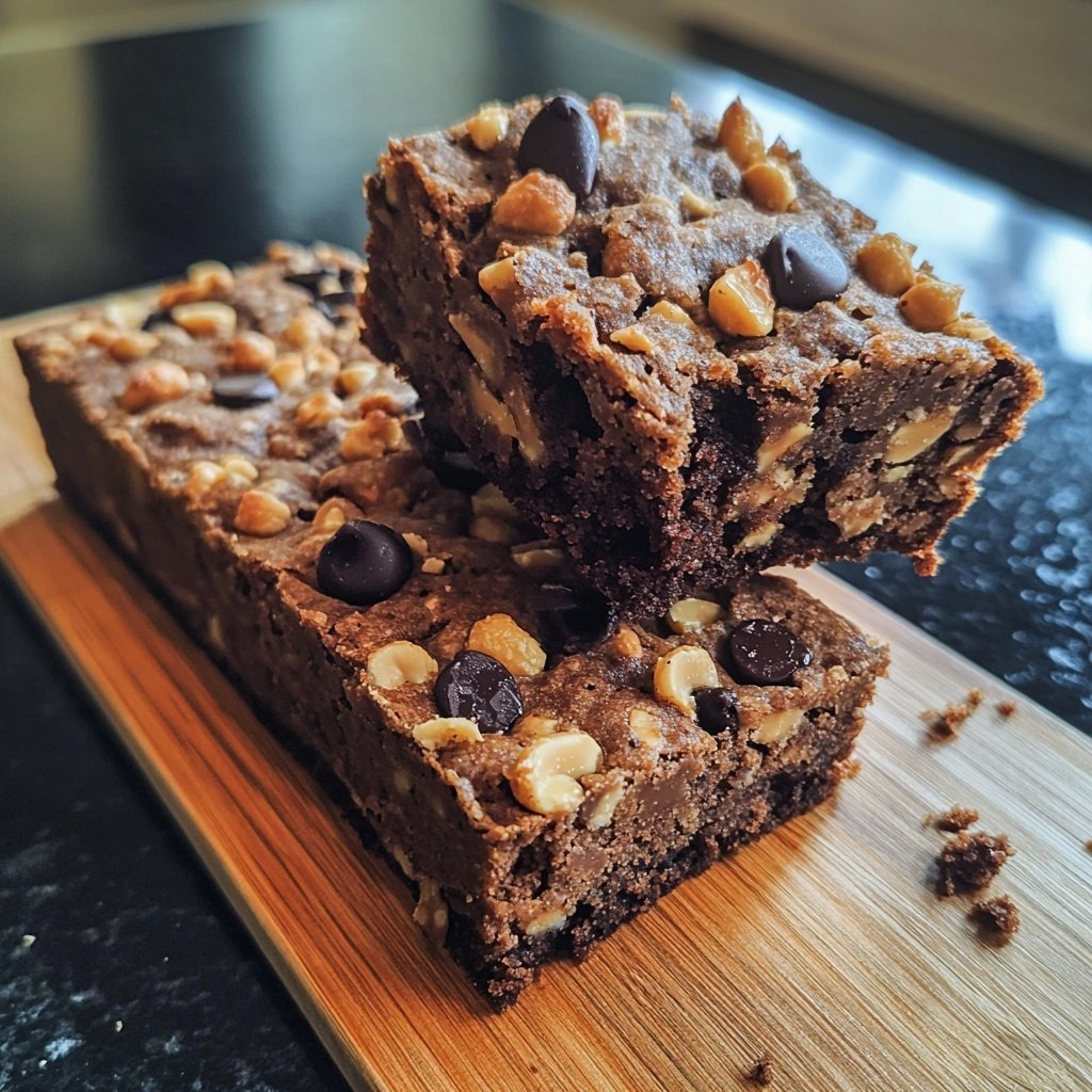 Zuckerfreie Schoko-Erdnussriegel